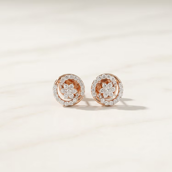 Flower Halo Earrings
