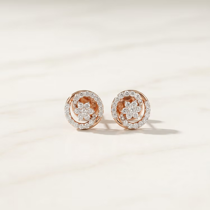 Flower Halo Earrings