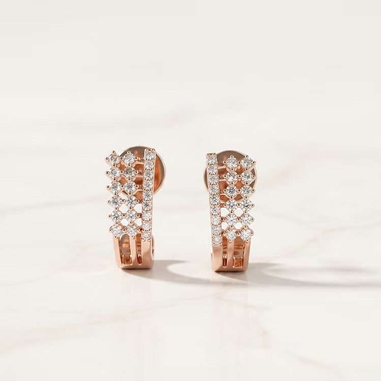 J-Hoop Earrings