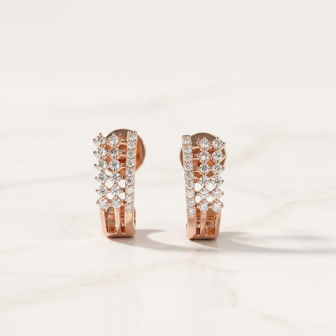 J-Hoop Earrings