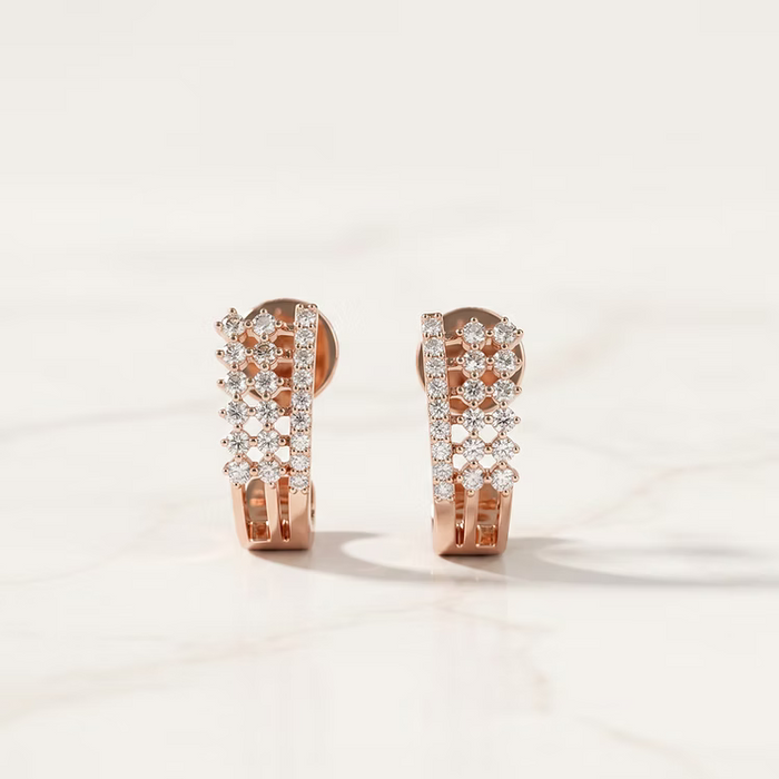 J-Hoop Earrings