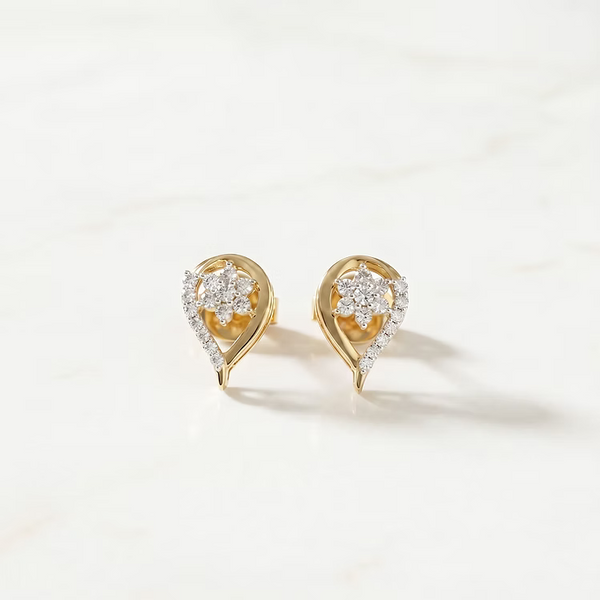 Pear Diamond Earrings