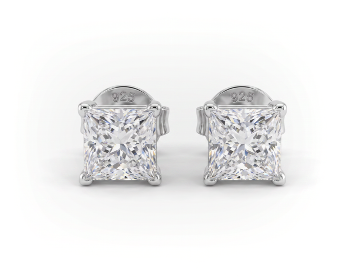 Solitaire Princess Studs