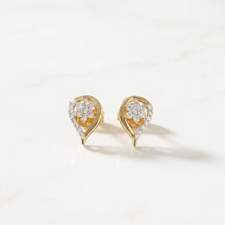 Pear Diamond Earrings