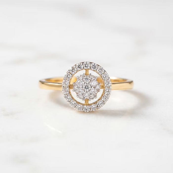 Halo Diamond Ring