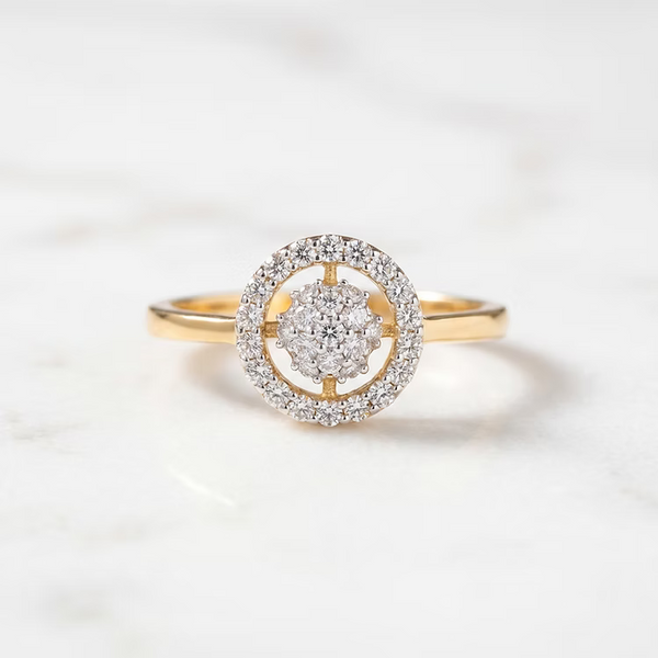 Halo Diamond Ring